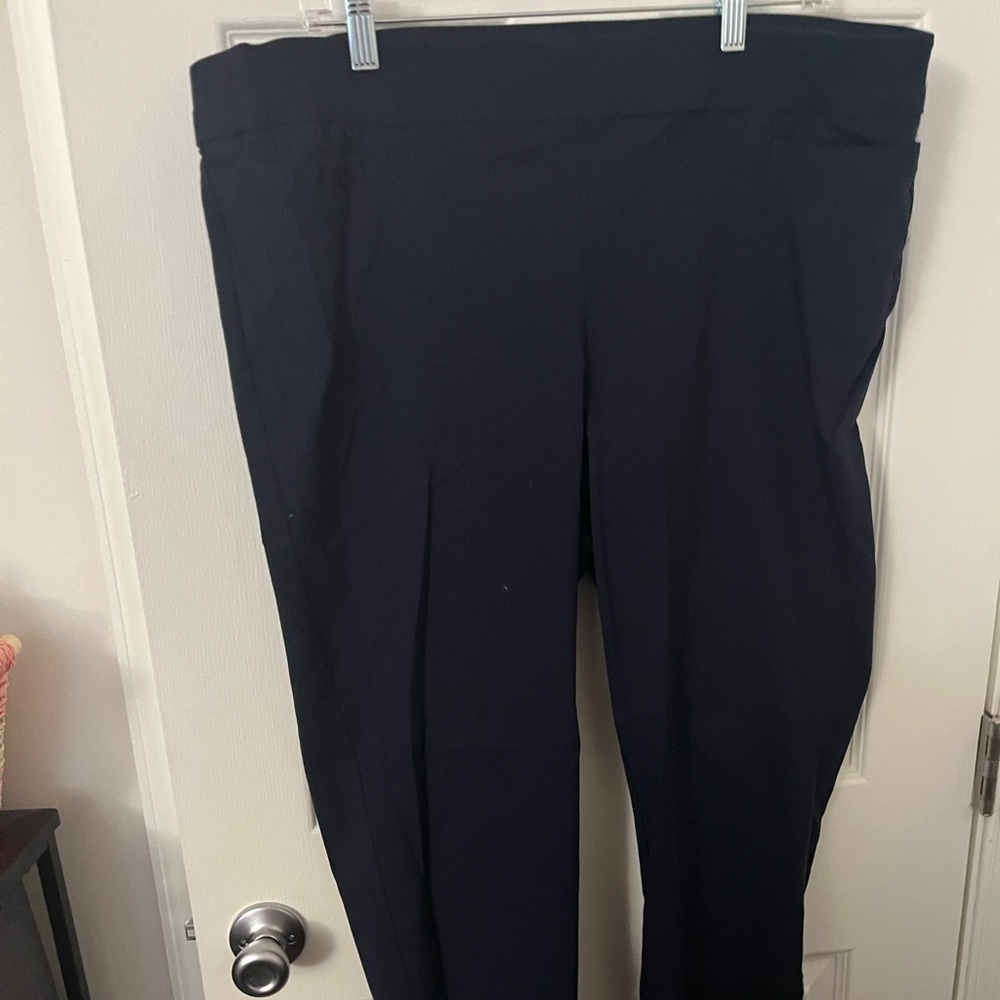 Blue career pants